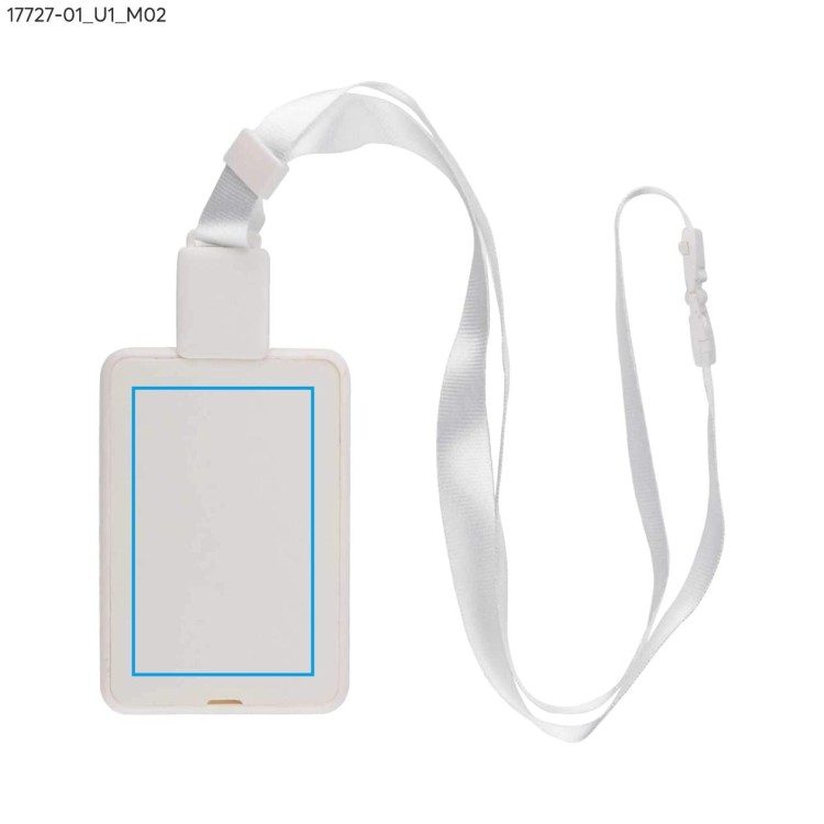 Etui na identyfikator BINO biały