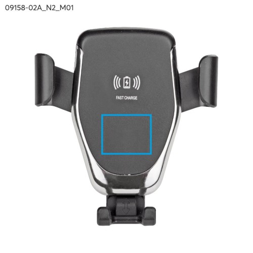 Uchwyt do telefonu z ładowarką indukcyjną GARI 15W- II gatunek czarny