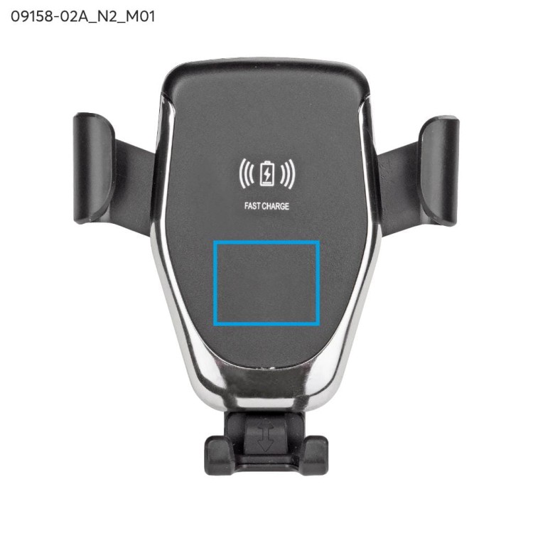 Uchwyt do telefonu z ładowarką indukcyjną GARI 15W- II gatunek czarny