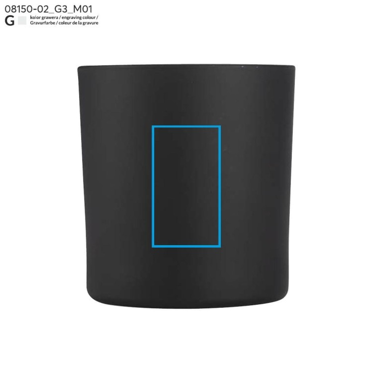 Świeca sojowa 220g - Norwegian Woods (Christmas tree) - VERA YOUNG czarny