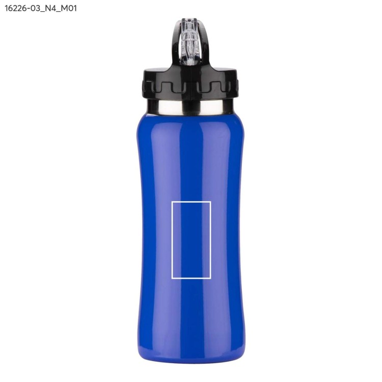 Bidon stalowy PATRO 600 ml niebieski