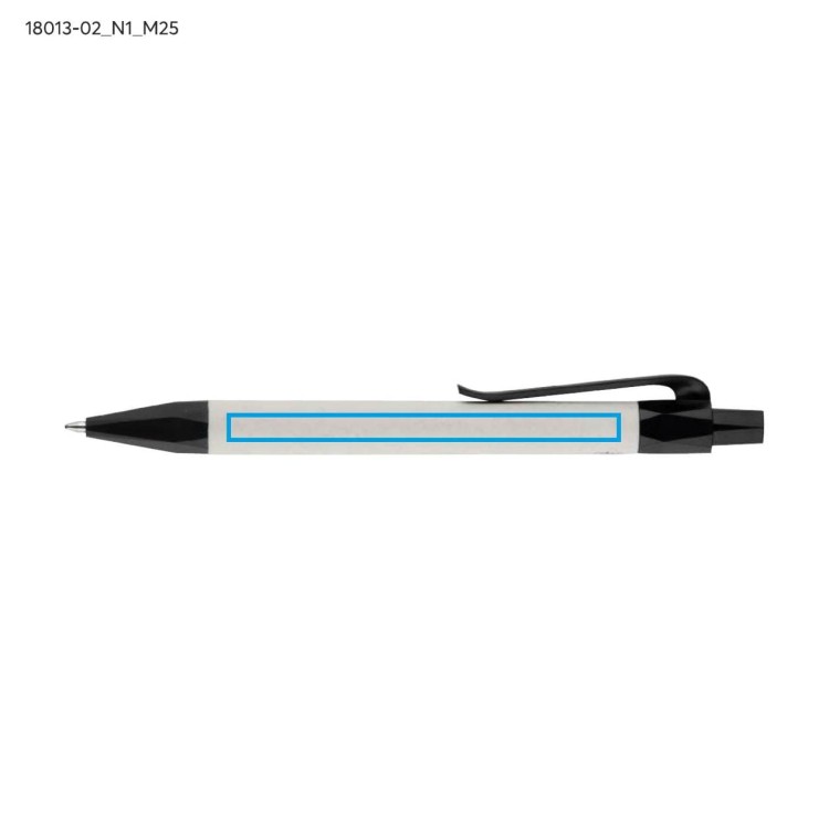 Notes z linjką i długopisem REGALI czarny