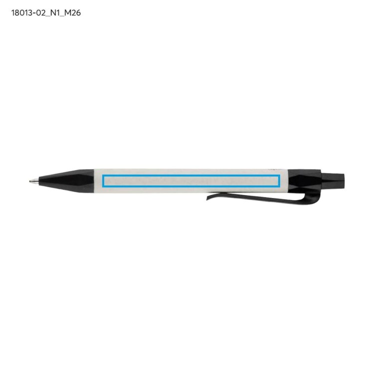 Notes z linjką i długopisem REGALI czarny