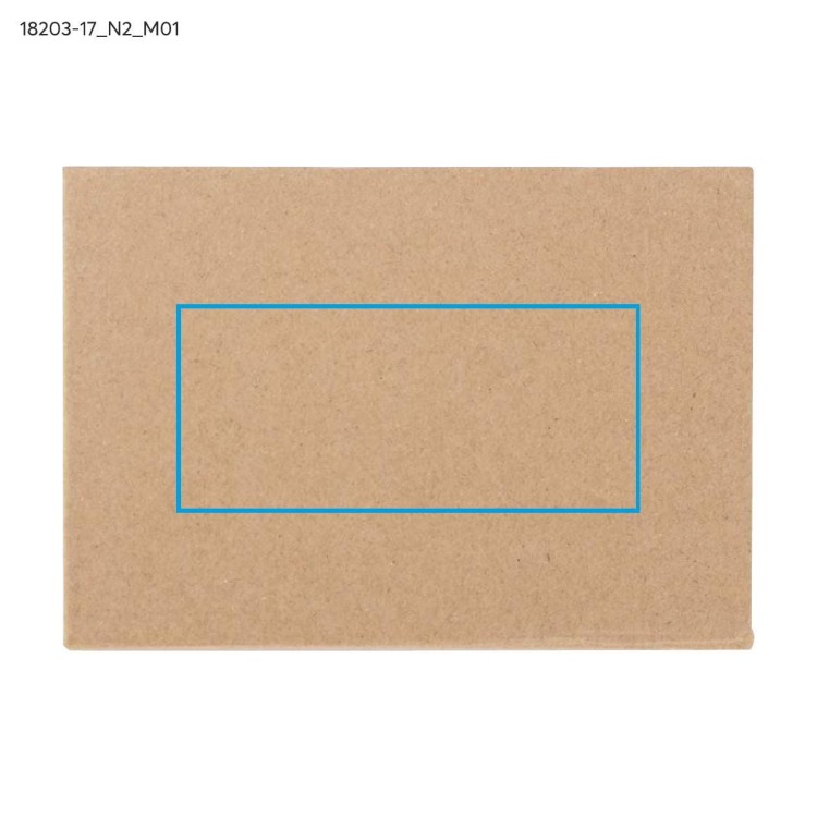 Pojemnik z karteczkami samoprzylepnymi MEFO beżowy (naturalny)