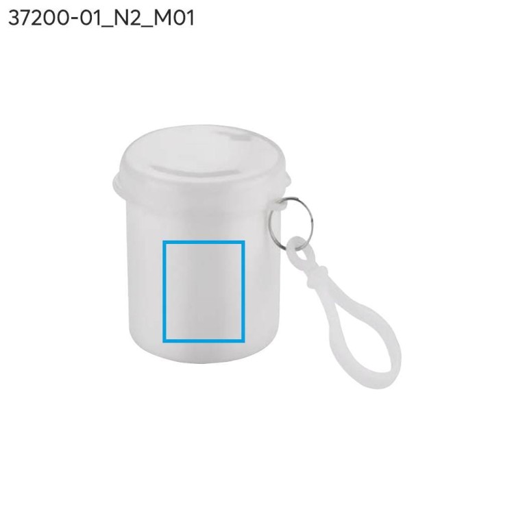 Poncho przeciwdeszczowe FLUXY biały