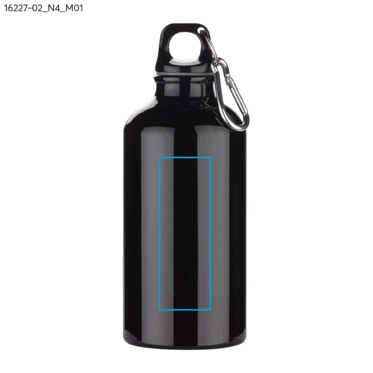 Butelka aluminiowa TREKO 500 ml czarny