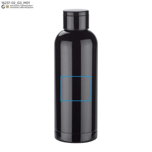 Butelka termiczna z termometrem CELIKA 500 ml czarny