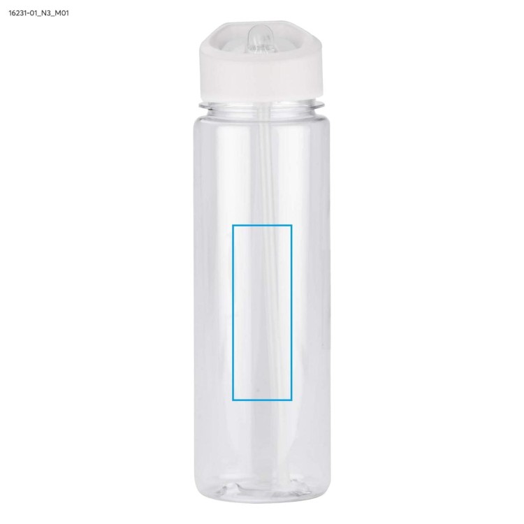 Butelka rPET RELITO 650 ml biały