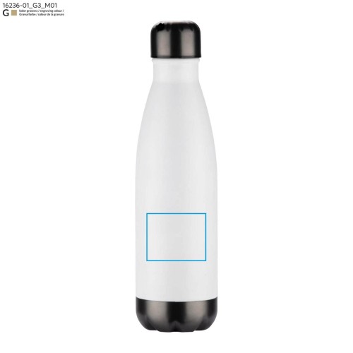 Butelka termiczna 500 ml WATRO biały