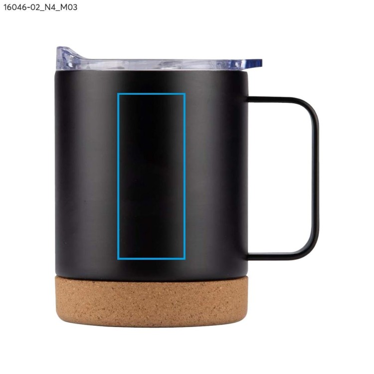 Kubek termiczny VICAM 350 ml czarny