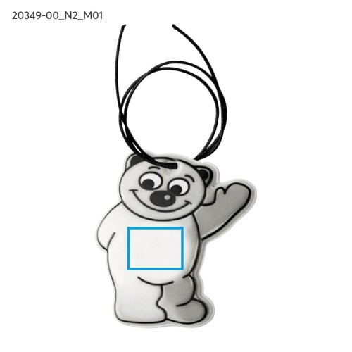 Zawieszka REF-TEDDY srebrny