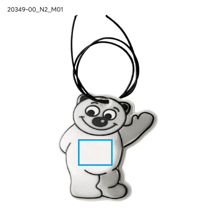 Zawieszka REF-TEDDY srebrny