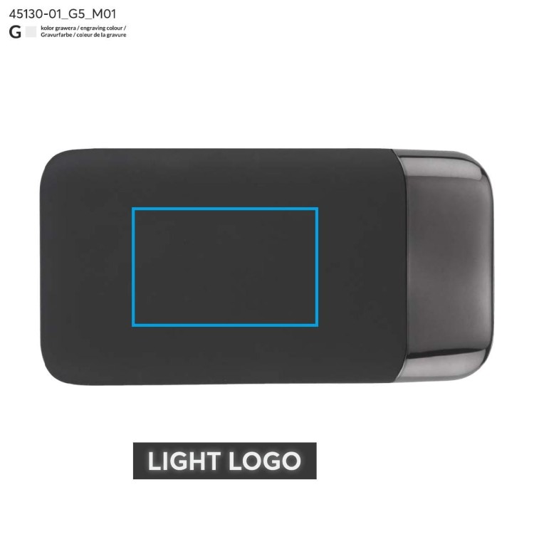 Power bank MING 8000 mAh USB-C biały