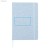 Notes z recyklingowanej bawełny BIVELLO A5 błękitny