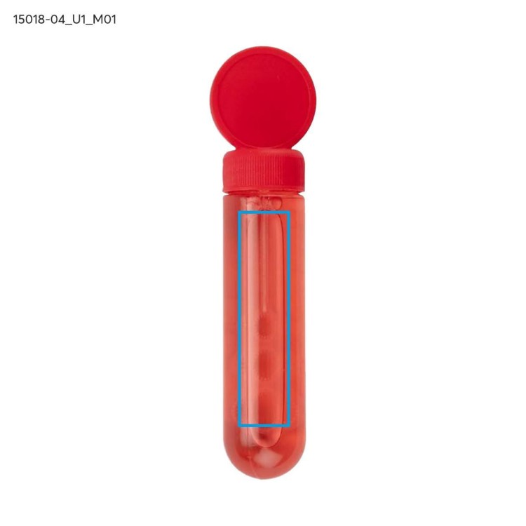 Bańki mydlane BUBBLES, 30 ml czerwony