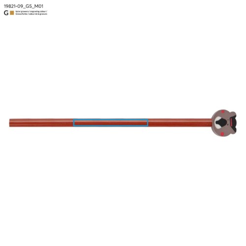 OŁÓWEK z gumką FUNNI MIX - Miś brązowy