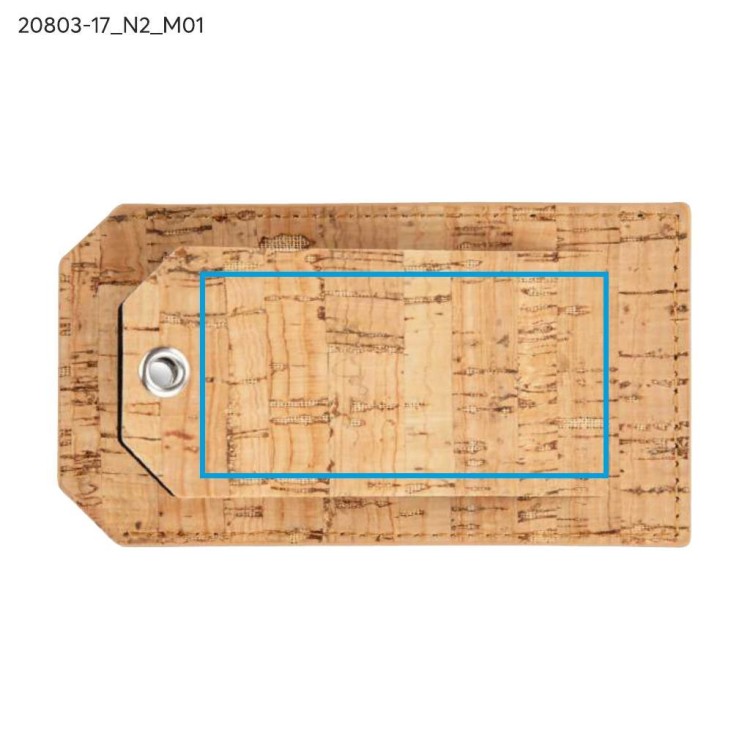 Identyfikator do walizek LATIDO beżowy (naturalny)