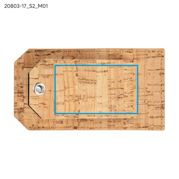 Identyfikator do walizek LATIDO beżowy (naturalny)