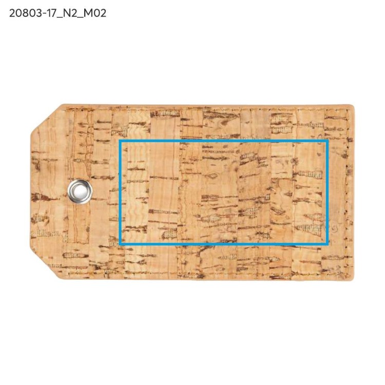 Identyfikator do walizek LATIDO beżowy (naturalny)