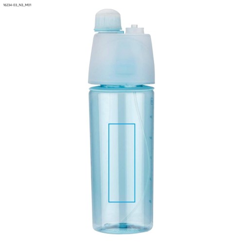 Bidon ze zraszaczem SPRAY 600 ml niebieski