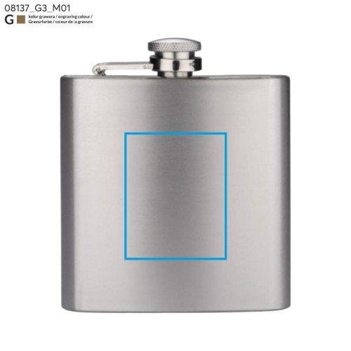 Piersiówka WARM 200 ml wielobarwny