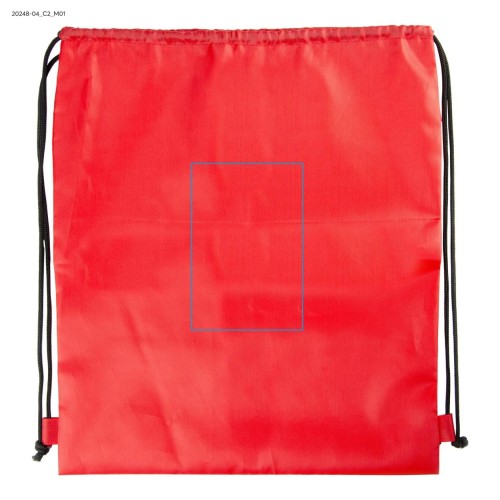Worek na sznurkach VALO czerwony