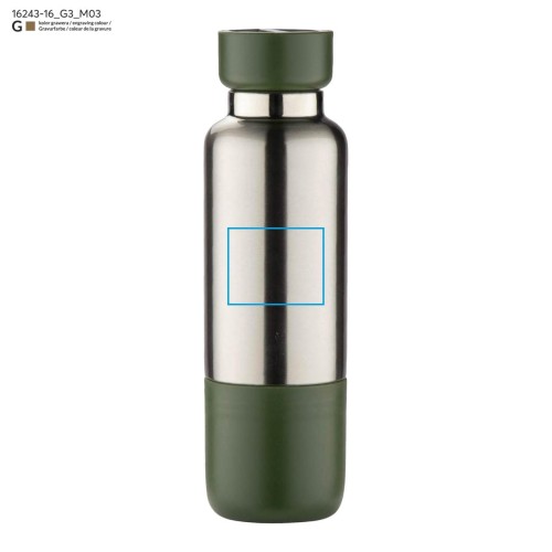 Butelka termiczna ze smyczką RON 500 ml oliwkowy