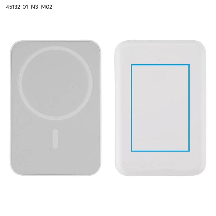 Power bank PRESTI 5000 mAh 18W biały