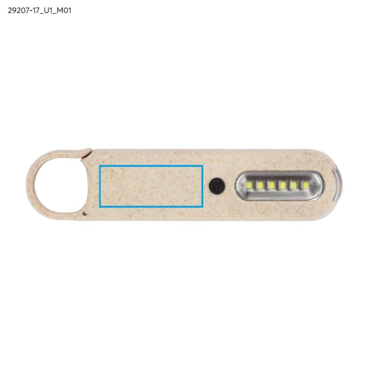 Latarka PROKO 2 beżowy (naturalny)