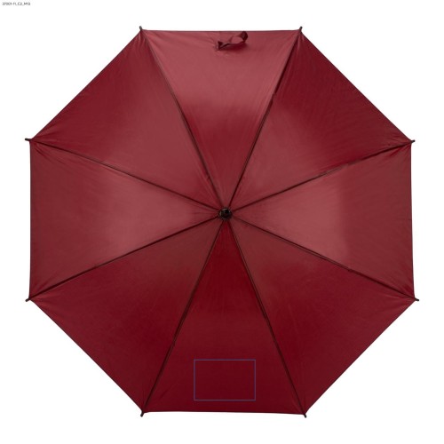 Parasol STICK bordowy
