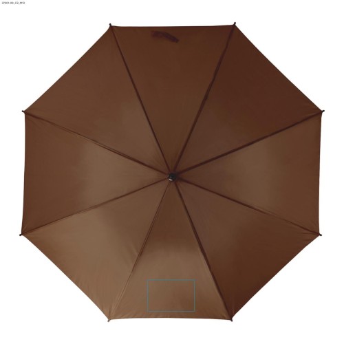Parasol STICK brązowy