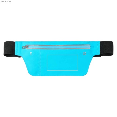 Torebka biodrowa SAKO błękitny