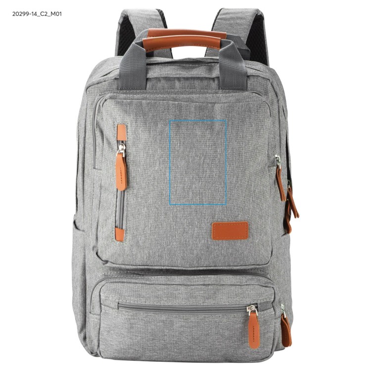 Plecak PAKKU popielaty (szary)