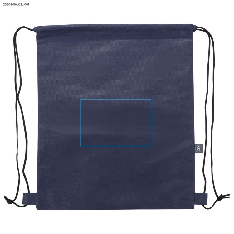 Worek rPET GARTY granatowy