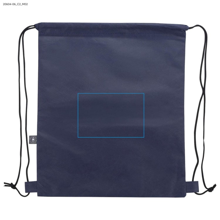 Worek rPET GARTY granatowy