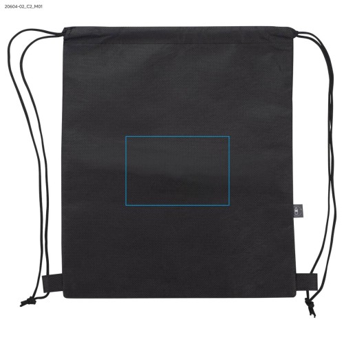 Worek rPET GARTY czarny