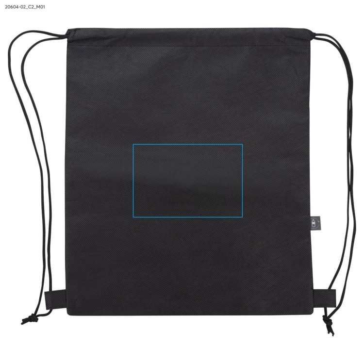 Worek rPET GARTY czarny