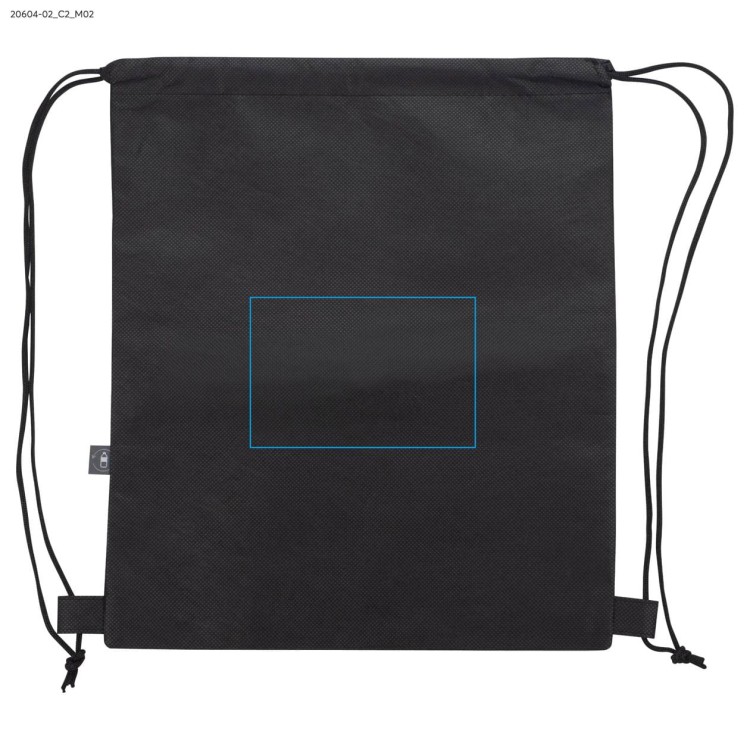 Worek rPET GARTY czarny