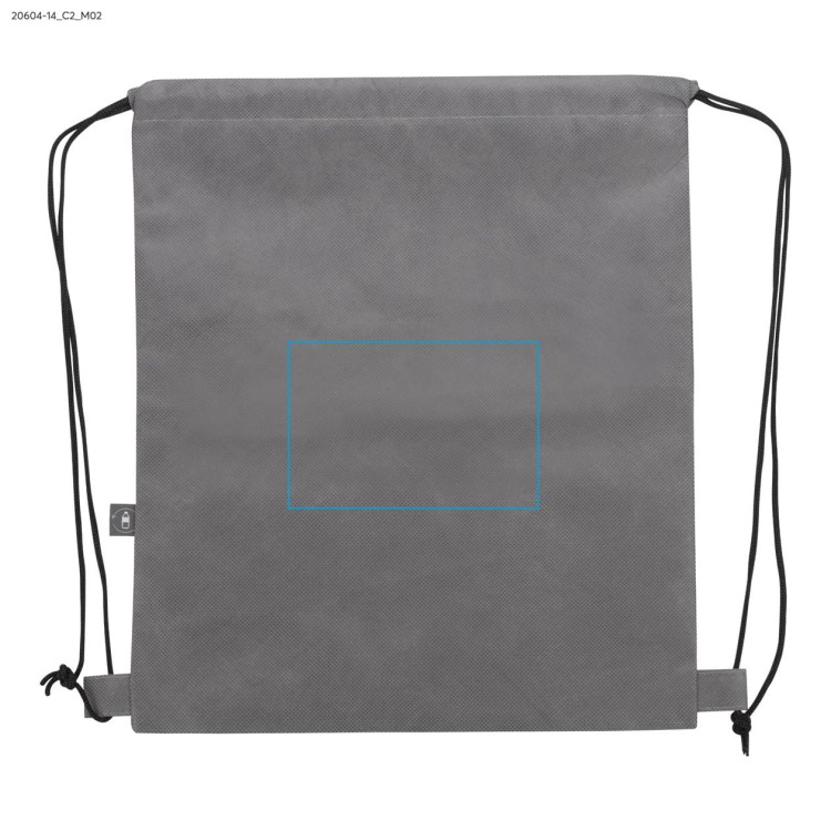 Worek rPET GARTY popielaty (szary)