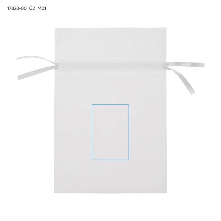 Torebka prezentowa SACULI L srebrny