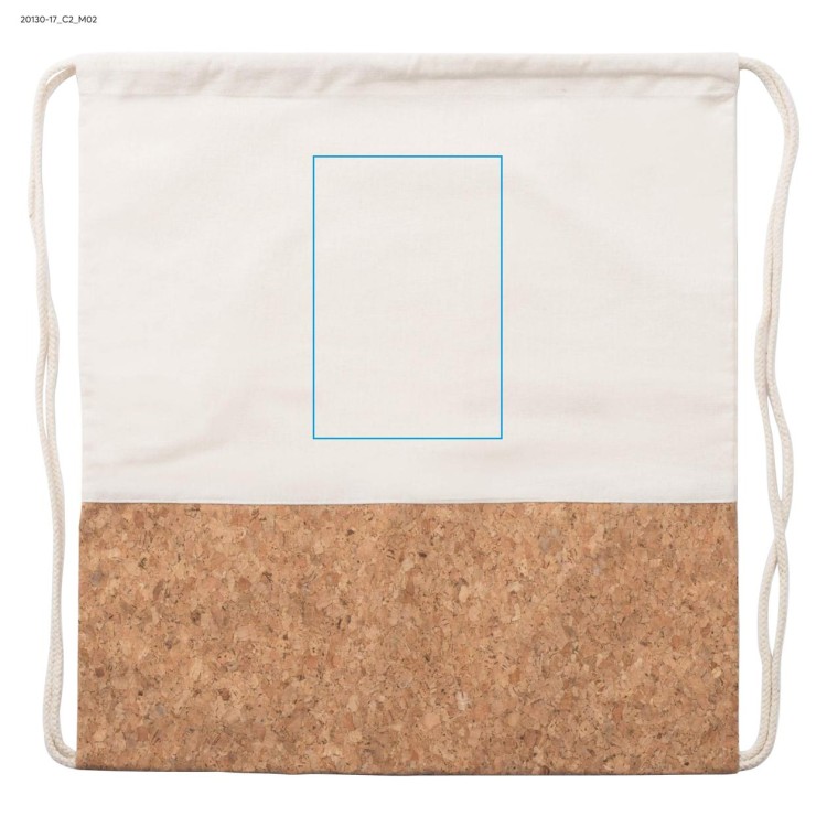 Worek na sznurkach KORIK beżowy (naturalny)