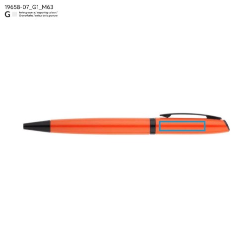 Długopis w etui RIO pomarańczowy