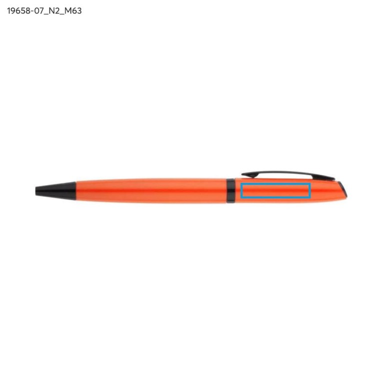 Długopis w etui RIO pomarańczowy