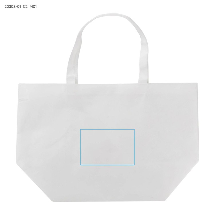 Torba na zakupy RPET TEAR biały