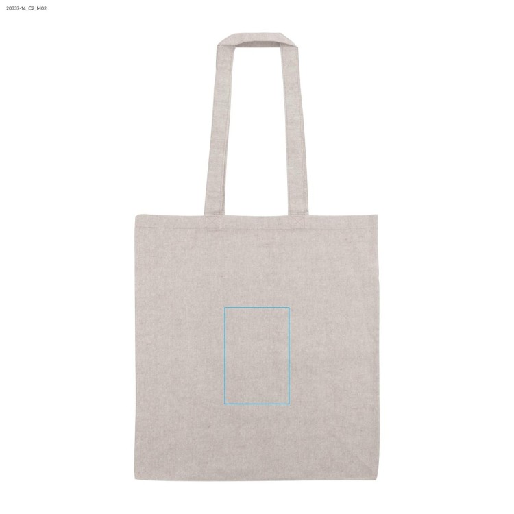 Torba bawełniana MELANGE 140g popielaty (szary)