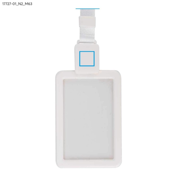 Etui na identyfikator BINO biały