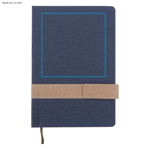 Notes z zapięciem ELITE A5 granatowy