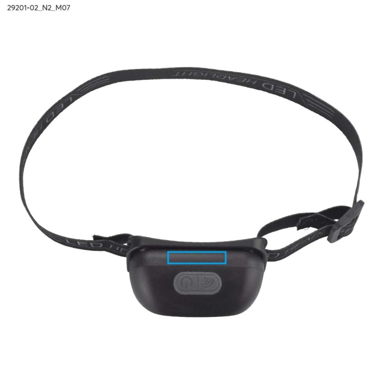 Latarka czołowa z czujnikiem DELHIO czarny