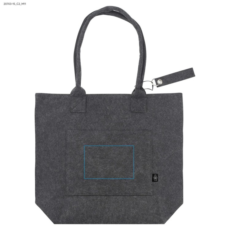 Torba filcowa rPET MARRTO grafitowy