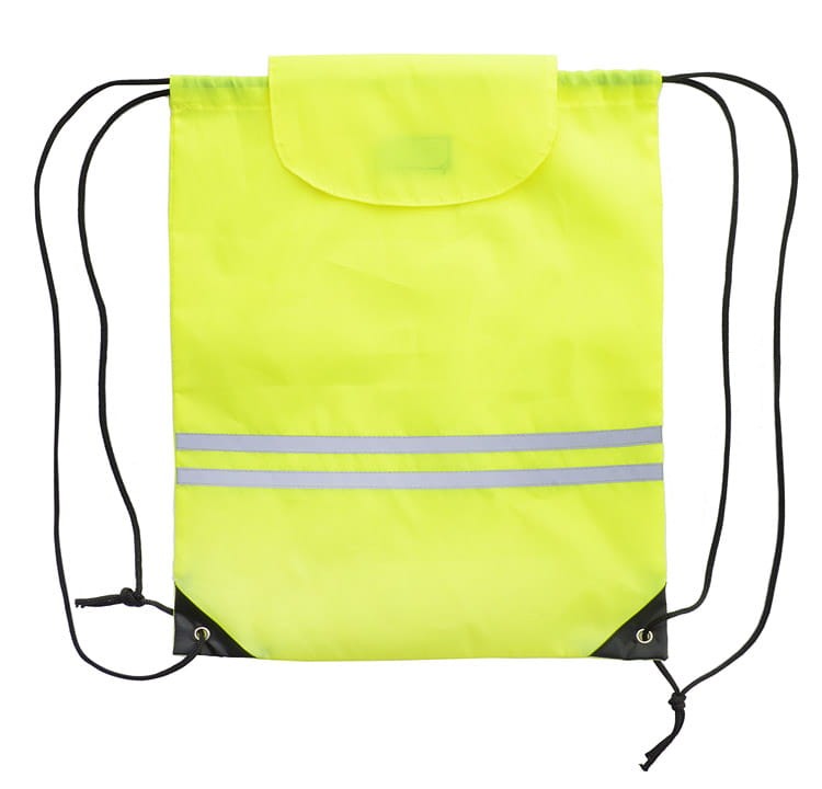 Worek na sznurkach REFLECT żółty